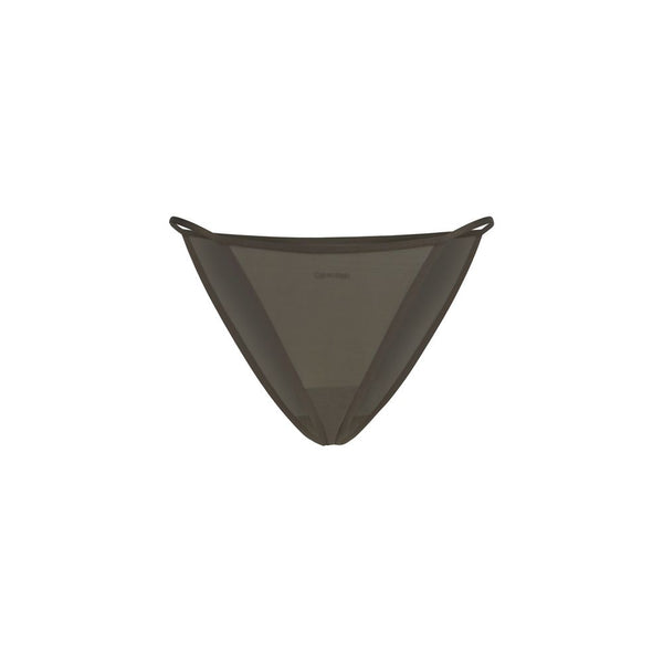 Calvin Klein Gray Nylon Pantie