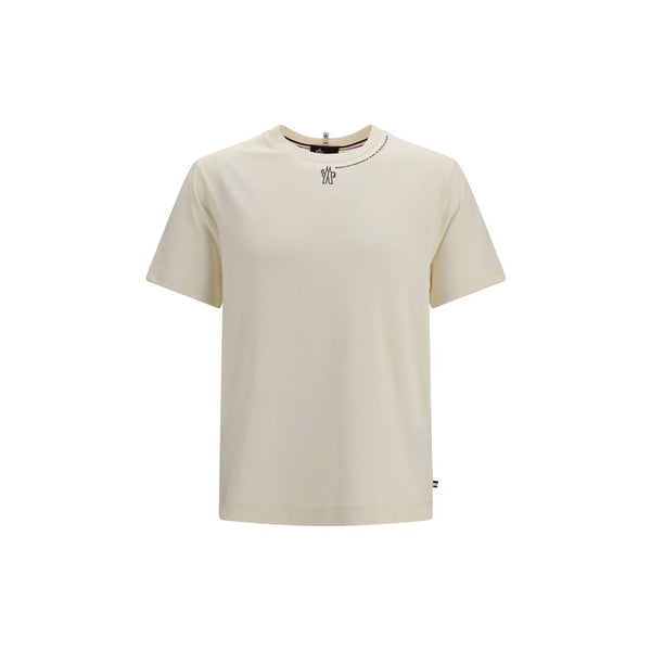 Moncler Grenoble Beige Cotton T-Shirt