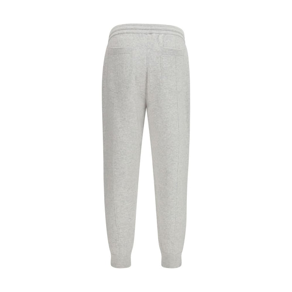Brunello Cucinelli Gray Cashmere Athletic Pants