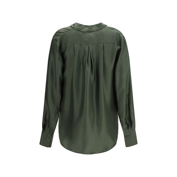 SA SU PHI Bicolor Silk Blouse