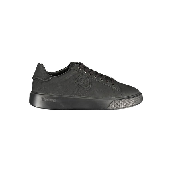 Blauer Nero Polyurethane Men Sneakers