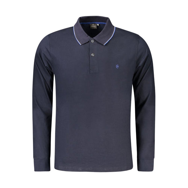 Coveri Moving Blue Cotton Men's Polo