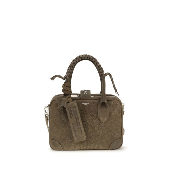 Golden Goose Brown Calf Leather Bos Taurus Handbag