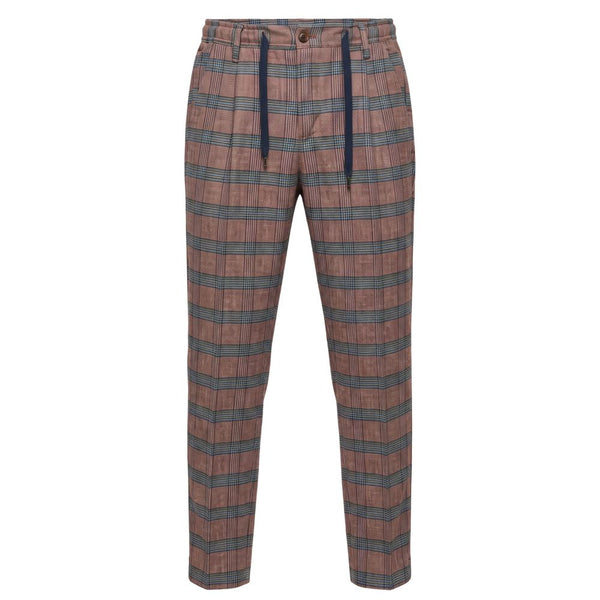 Baldinini Trend Red Cotton Men Pants