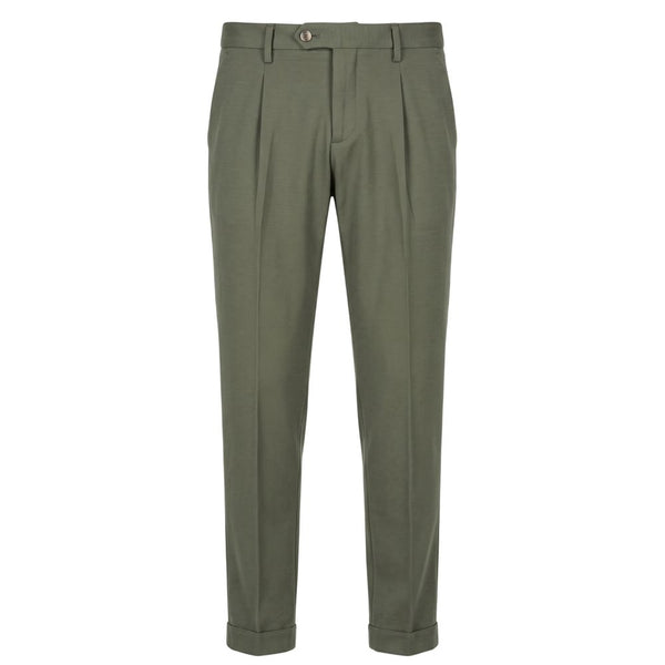 Baldinini Trend Green Viscose Men Pants