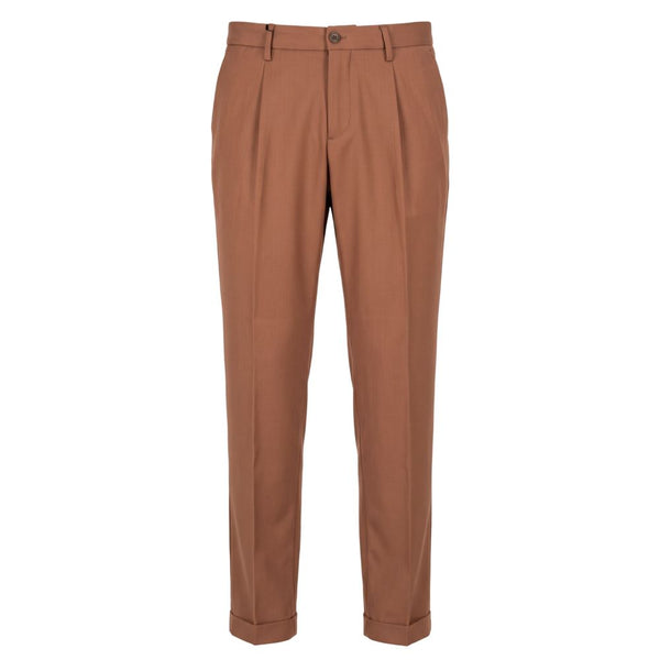Baldinini Trend Brown Viscose Men Pants