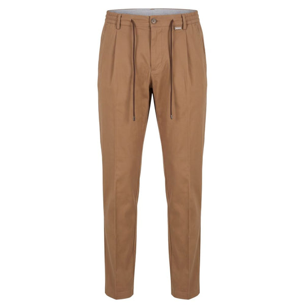 Baldinini Trend Brown Cotton Men Pants