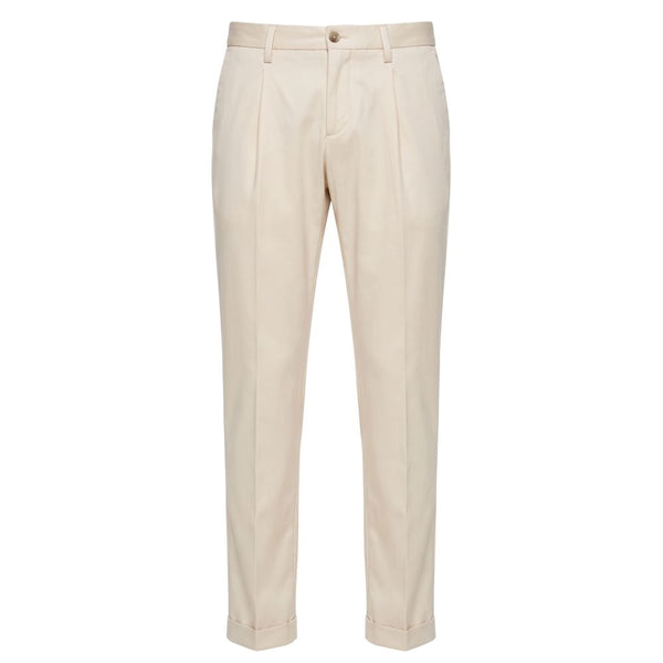 Baldinini Trend White Viscose Men Pants