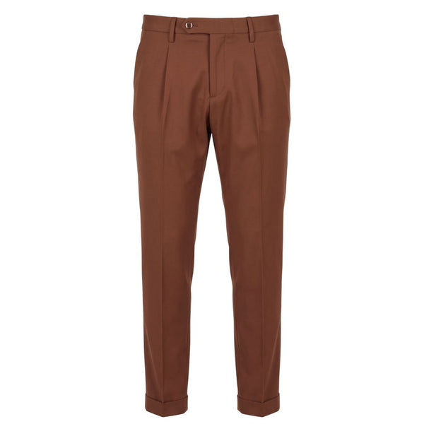 Baldinini Trend Brown Viscose Men's Pant