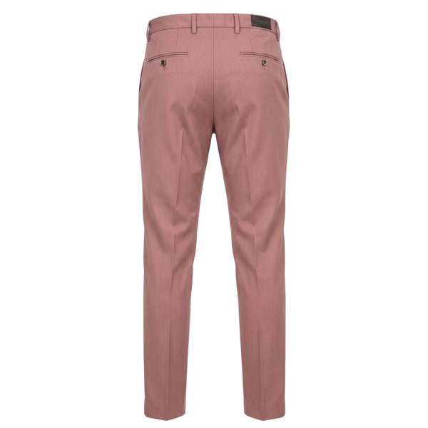 Baldinini Trend Pink Viscose Men Pant