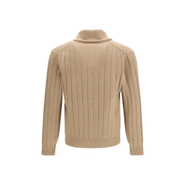 Brunello Cucinelli Beige Cashmere Cardigan