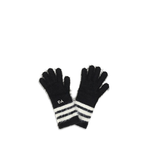 Y-3 Black Recycled Polyamide Gloves