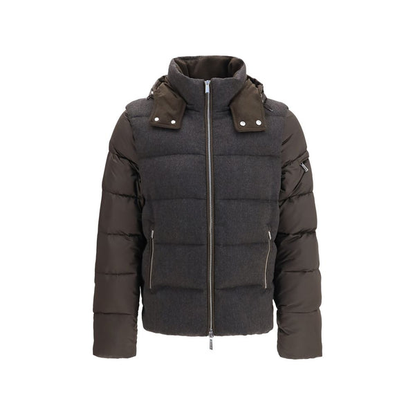 MooRER Gray Goose Down Full-Length Jacket