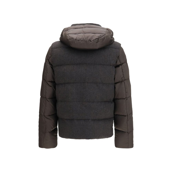 MooRER Gray Goose Down Full-Length Jacket