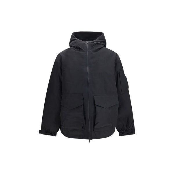 Y-3 Black Polyethylene Shell Jacket