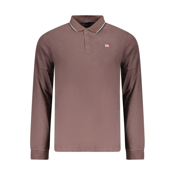 Norway 1963 Brown Cotton Mens Polo