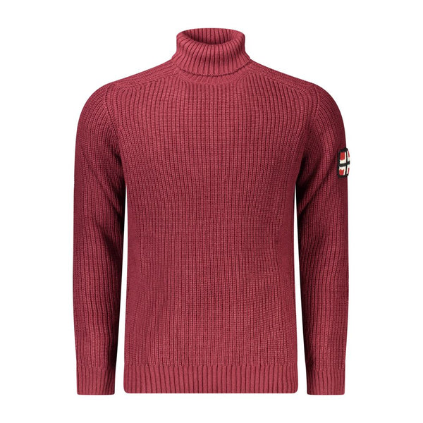 Norway 1963 Rosso Acrylic Men's Sweater