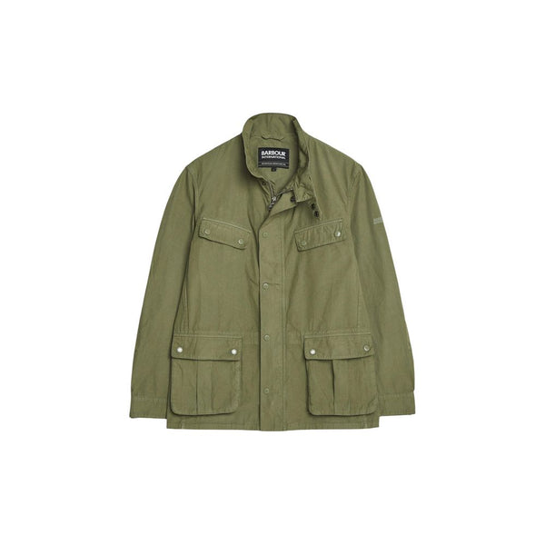Barbour Green Cotton Full-Length Jacket