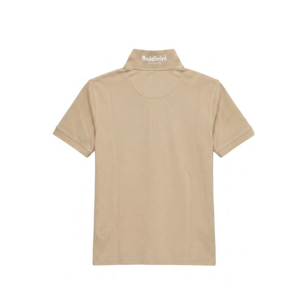 Baldinini Trend Beige Cotton Men Polo-Shirt