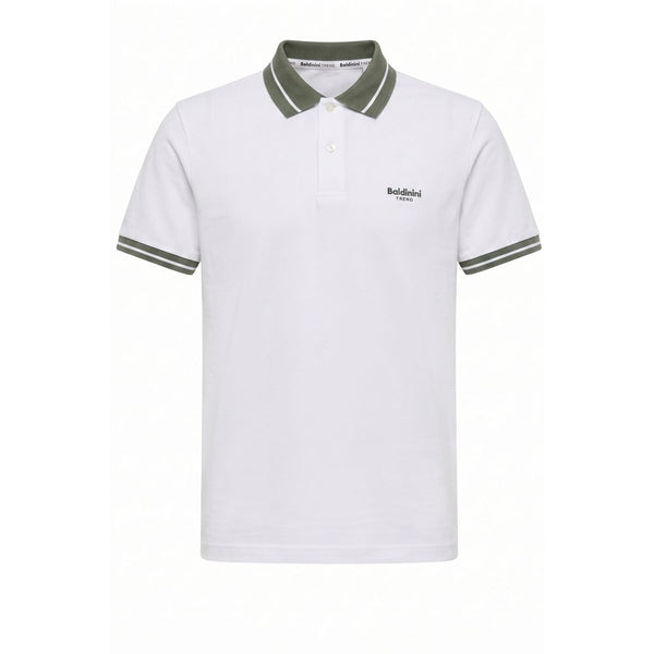 Baldinini Trend White Cotton Men Polo-Shirt
