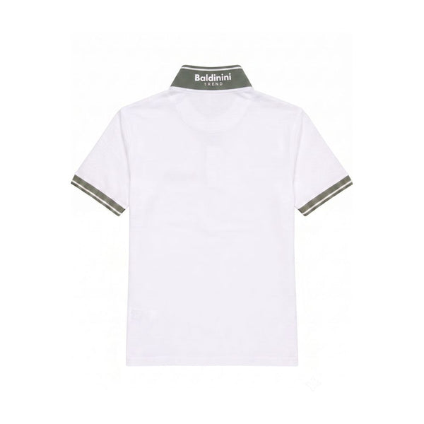 Baldinini Trend White Cotton Men Polo-Shirt