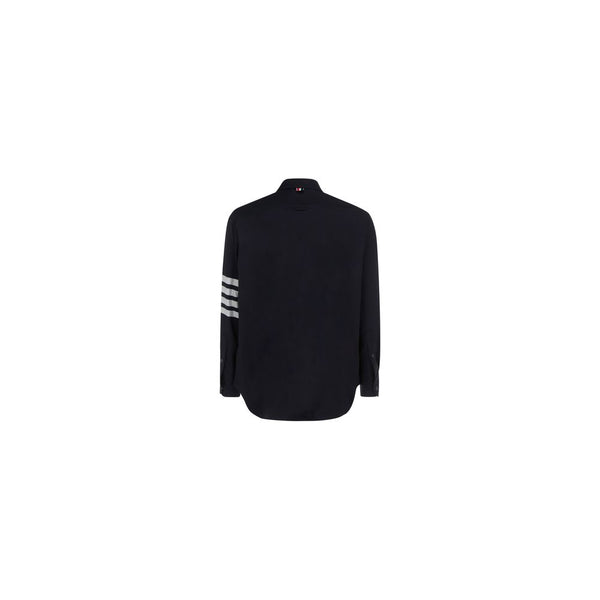 Thom Browne Blue Wool Oves Aries Dress Shirt