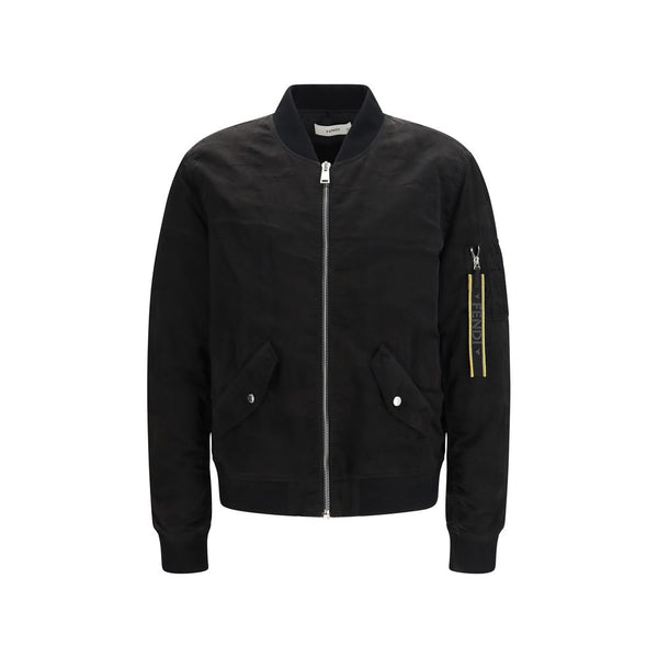 Fendi Black Polyamide Bomber