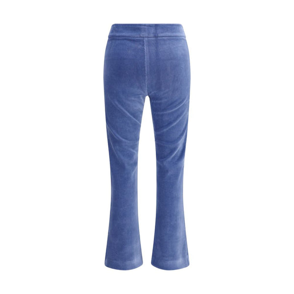 Avenue Montaigne Blue Cotton Flared Pants