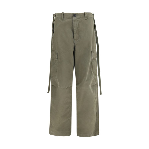 Fendi Bicolor Cotton Cargo Pants