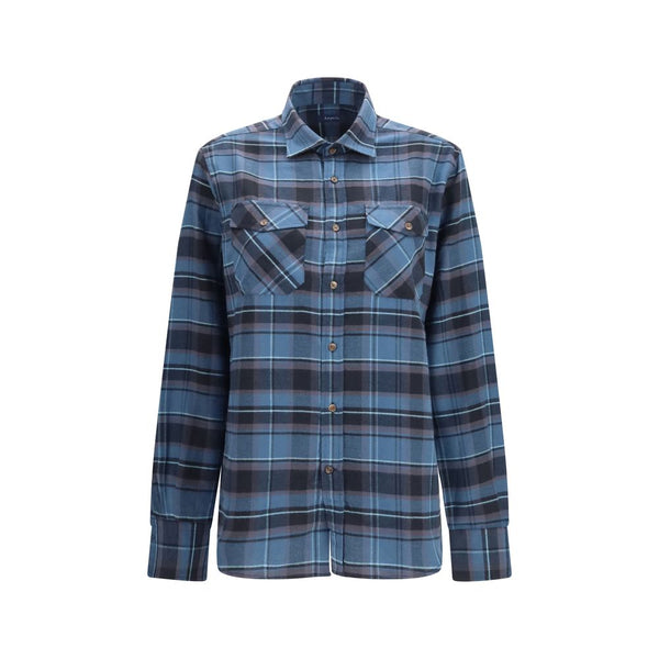 Deperlu Blue Cotton Shirt