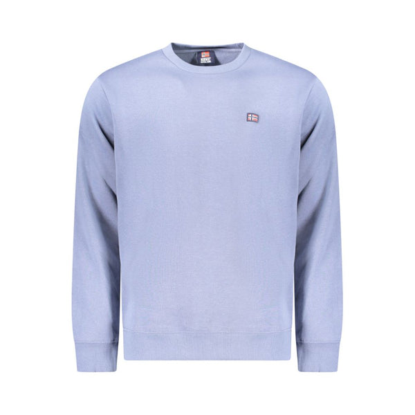 Norway 1963 Blue Cotton Men Sweater