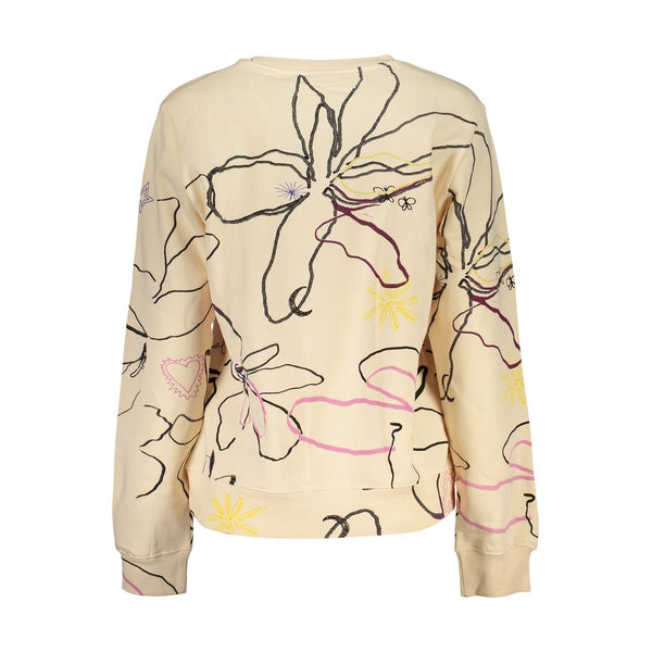 Desigual Pink Cotton Women Sweatshirt