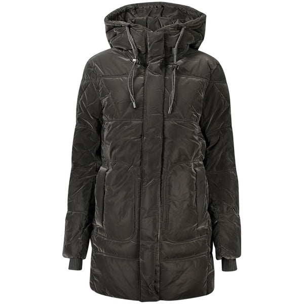Desigual Black Polyurethane Women's Jacket