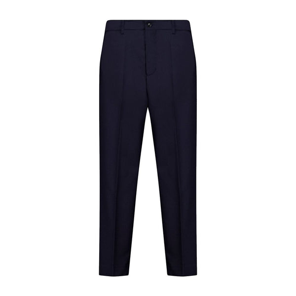 Autore Blue Wool Dress Pants