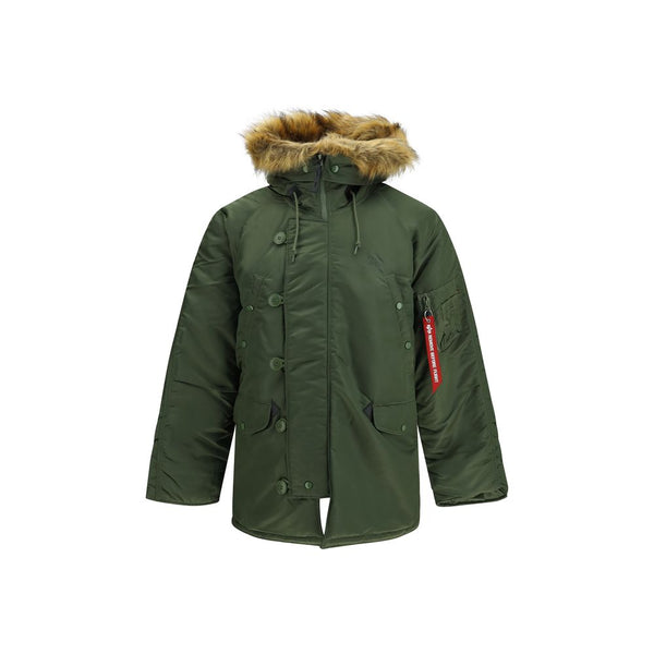 ALPHA INDUSTRIES Bicolor Nylon Full-Length Jacket