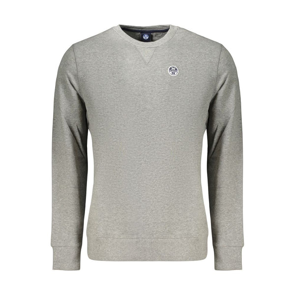 North Sails Gray Cotton Men's Sweatshirt