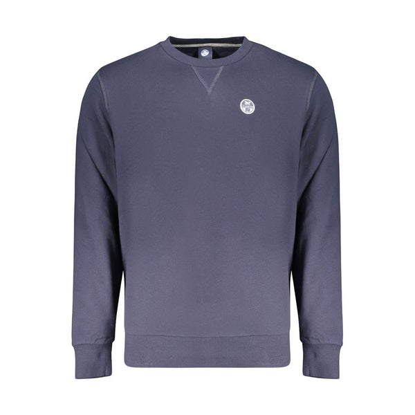 North Sails Blue Cotton Men's Sweatshirt