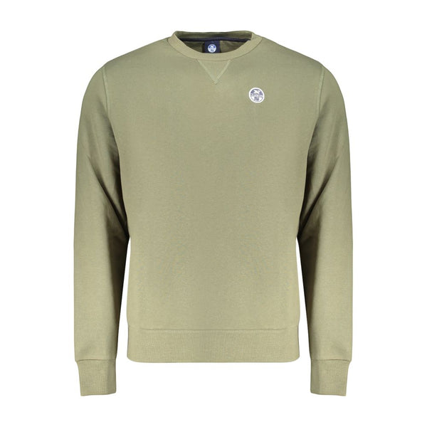 North Sails Green Cotton Menswear Sweatshirt