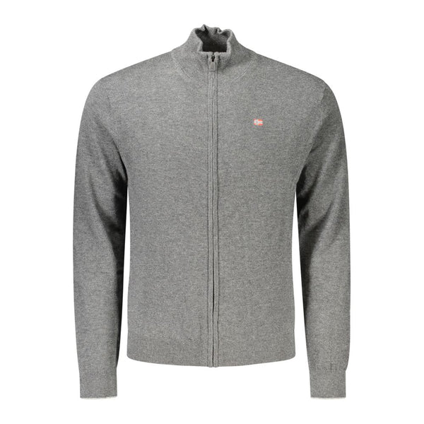 Napapijri Gray Wool Men's Sweater