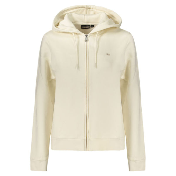 Napapijri White Cotton Women's Hoodie