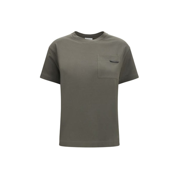 Brunello Cucinelli Bicolor Cotton T-Shirt