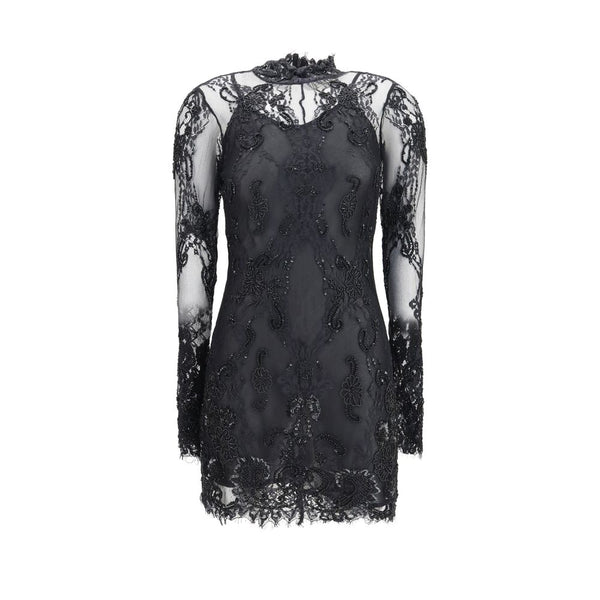 Blumarine Black Polyamide Cocktail Dress
