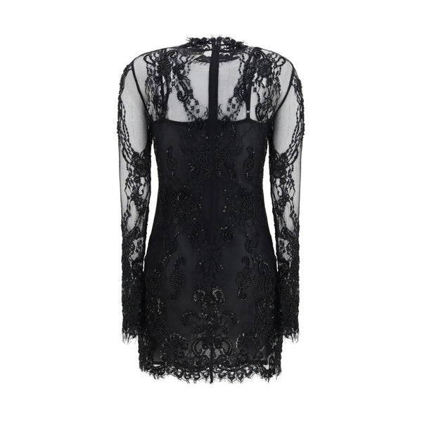 Blumarine Black Polyamide Cocktail Dress