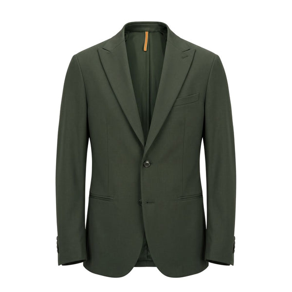 Roberto Pepe Luxury Green Viscose Men's Jacket