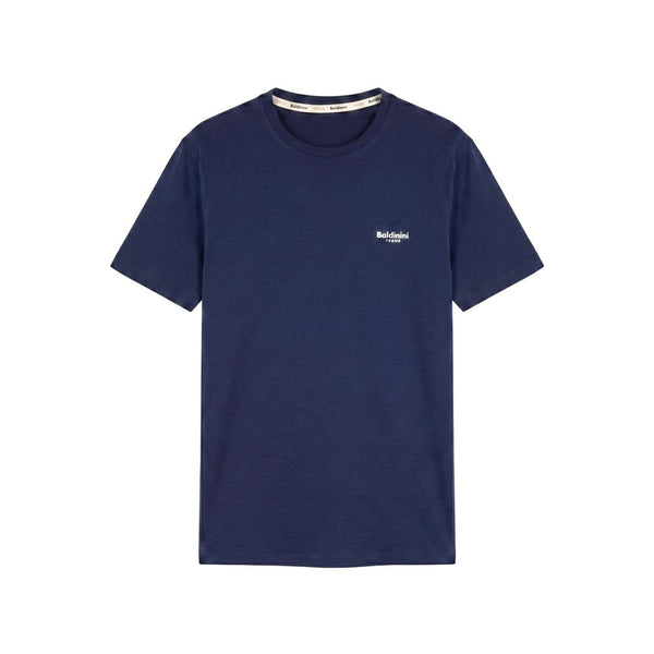 Baldinini Trend Blue Cotton Men T Shirt