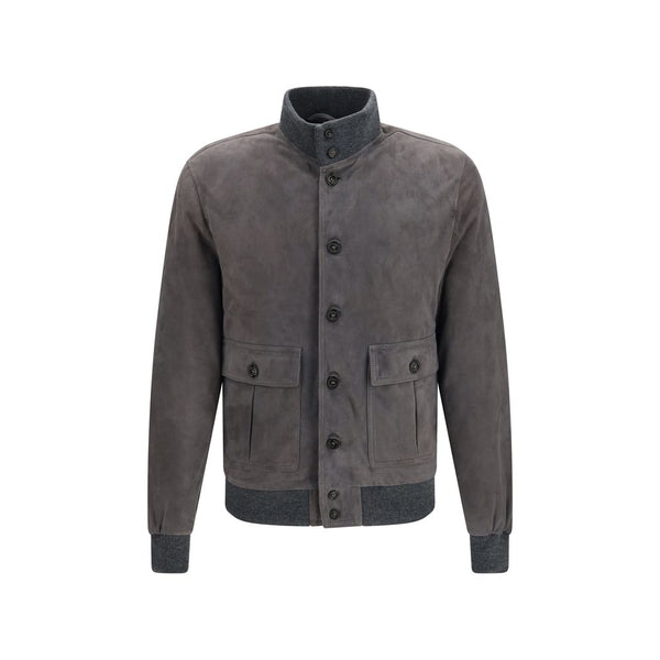 Valstar Brown Calf Leather Bos Taurus Bomber