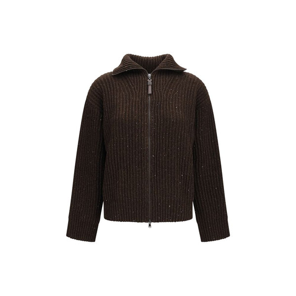 Brunello Cucinelli Brown Cashmere Sweatshirt