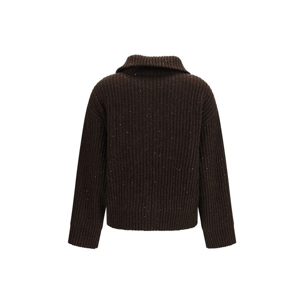 Brunello Cucinelli Brown Cashmere Sweatshirt