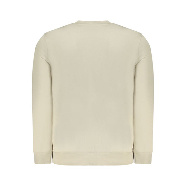 Hugo Boss Beige Cotton Men Sweatshirt