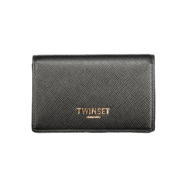 Twinset Black Polyurethane Women's Wallet